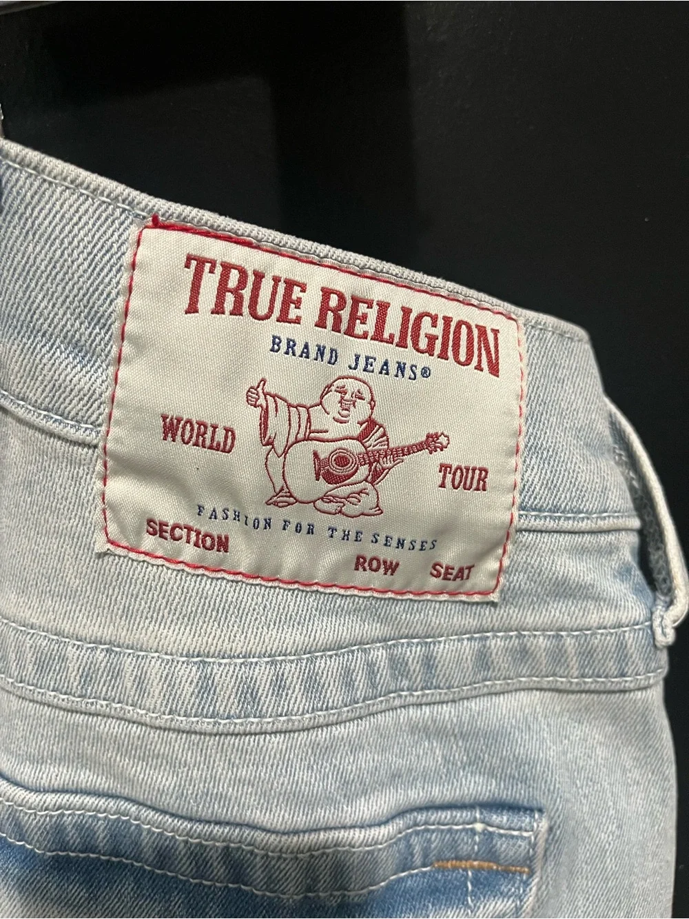 True Religion Light Wash Skinny Jeans